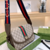 First Copy Replica Gucci Ophidia Broad Studded Belt Crossbody Bag