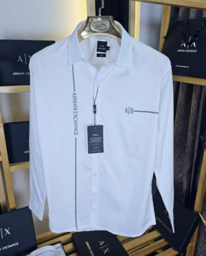 First Copy Replica Armani Exchange Full Sleeve Plain Shirts