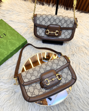 First Copy Replica Gucci Horsebit With Dual Belts In Town Bag