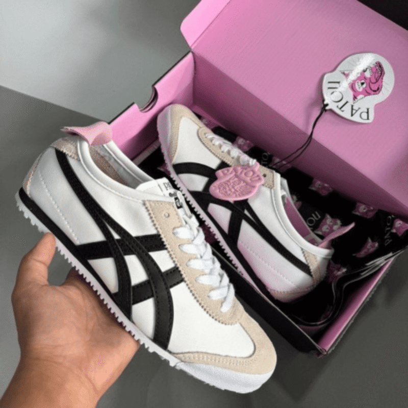 Patou X Onitsuka Tiger Mexico 66 White Pink First Copy