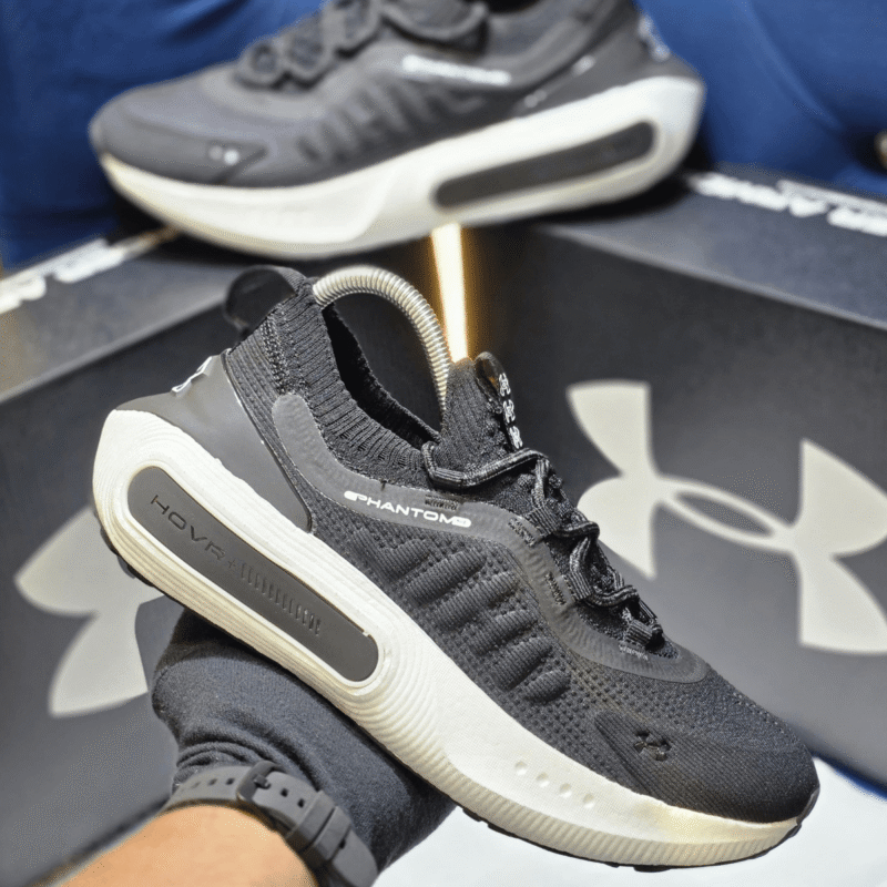 Under Armour Phantom 4 Black First Copy Shoes