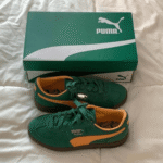 Puma Palermo - Green Mustard Yellow First Copy