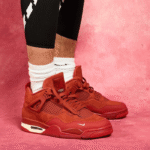 Air Jordan 4 Retro Nigel Sylvester Brick By Brick First Copy Replica Shoes