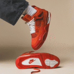 Air Jordan 4 Retro Nigel Sylvester Brick By Brick First Copy Replica Shoes
