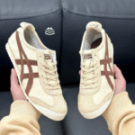 Men's Onitsuka Tiger Mexico 66 Suede Mocha Brown First Copy Replica Shoes