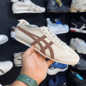 Men's Onitsuka Tiger Mexico 66 Suede Mocha Brown First Copy Replica Shoes
