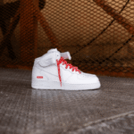 Nike Air Force 1 Mid Supreme White First Copy Replica Shoes