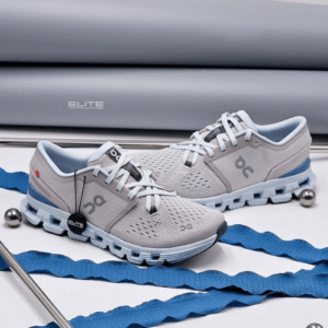 On Running Cloud X 4 Silver Chambray First Copy Replica Shoes