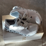 On Running Cloud X 4 Silver Chambray First Copy Replica Shoes