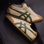 Onitsuka Tiger Mexico 66 Beige Grass Green First Copy Replica Shoes