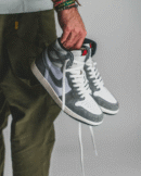 Shop Nike Air Jordan 1 High Washed Black Online - First Copy