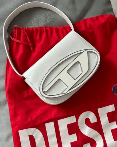 Shop First Copy Diese-l Metallic Chrome Shoulder Bag Online