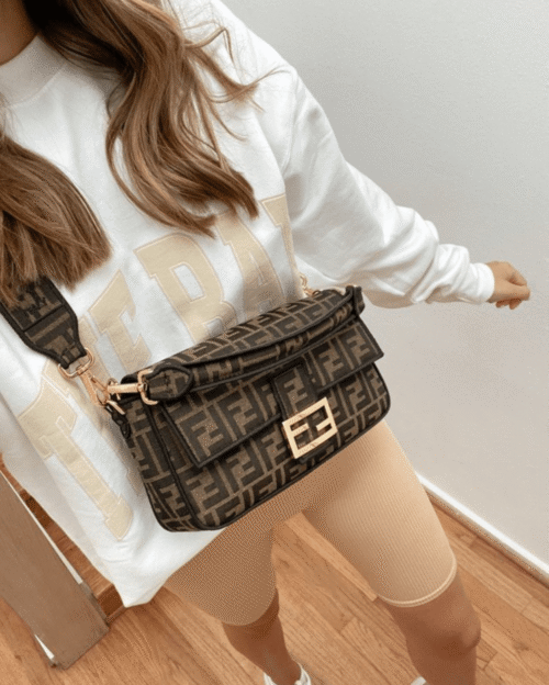 First Copy Fend-i Iconic Baguette Shoulder Bag - Replica