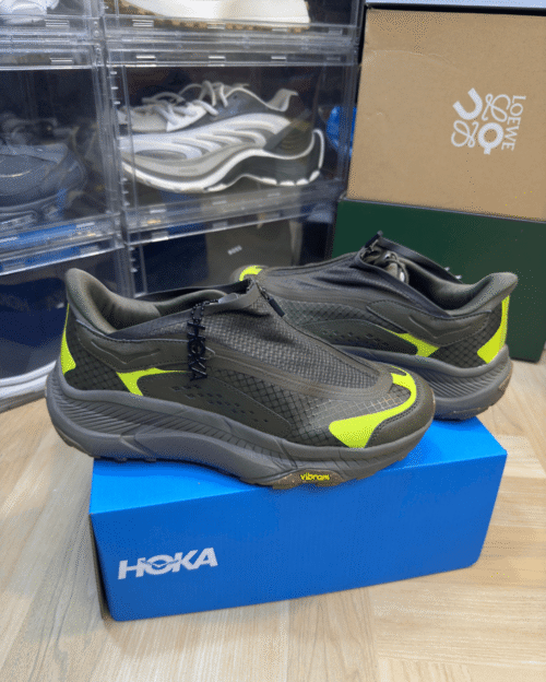 Shop Hoka Project Transport Olive - First Copy Running Shoes
