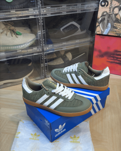 Adidas Samba Knit Orbit Green for Men & Women - First Copy