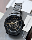 Men Armani Exchange Hampton Automatic Watc-h - First Copy Replica Watch