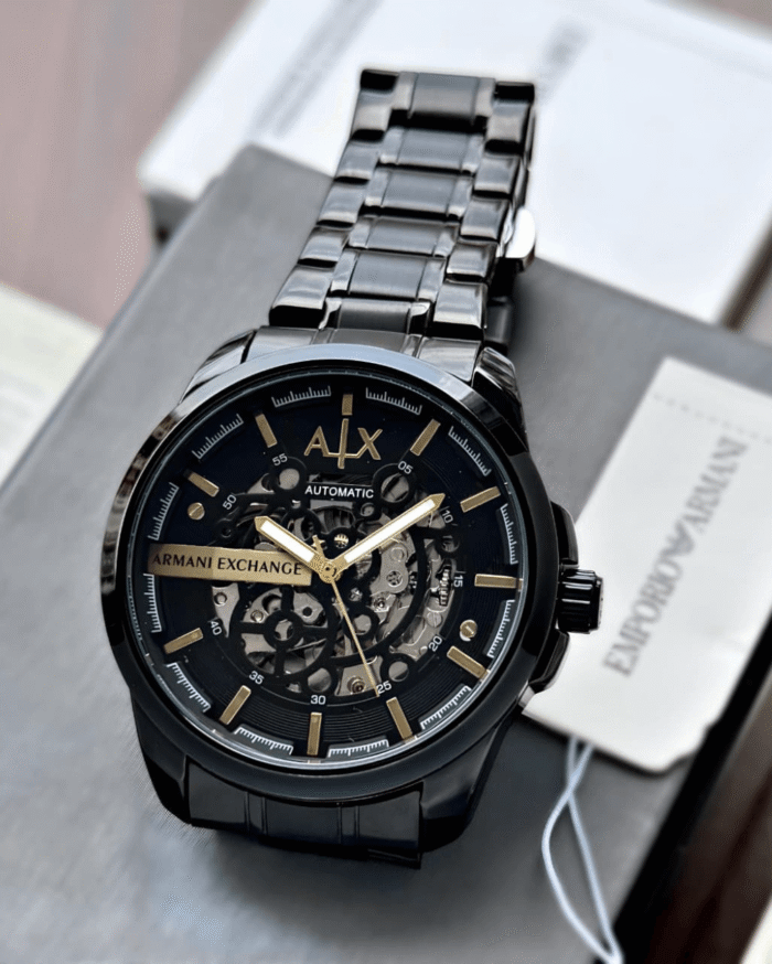 Men Armani Exchange Hampton Automatic Watc-h - First Copy Replica Watch