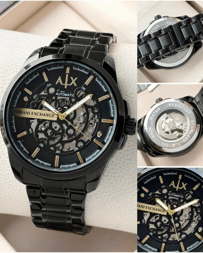 Men Armani Exchange Hampton Automatic Watc-h - First Copy Replica Watch