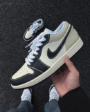 Shop Nike Air Jordan 1 Low SE Coconut Milk Black | First Copy