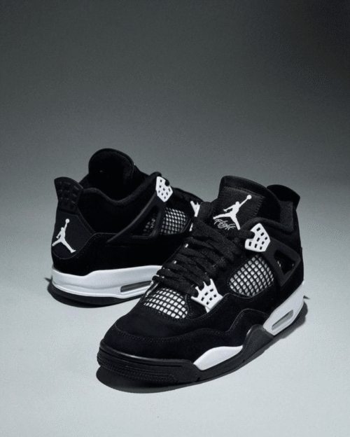 Nike Air Jordan Retro 4 White Thunder - First Copy Sneakers
