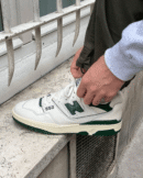 New Balance 550 White Green - Premium Sneakers - First Copy