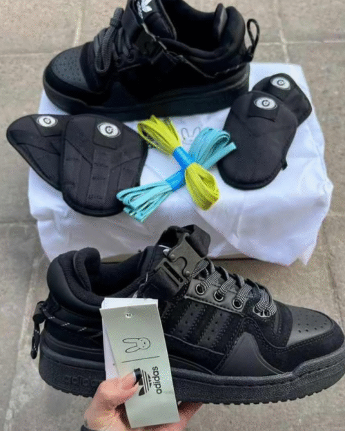 Adidas Forum x Bad Bunny Black 7A Shoes - First Copy