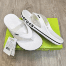 Crocs Bayaband White Premium Thong Flipflop - First Copy