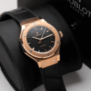 Hublot Classic Fusion King Gold Watch For Men - First Copy Replica Watch