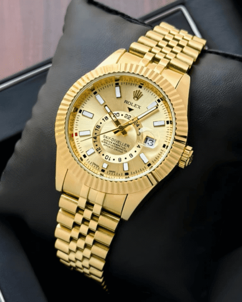 Men Rolex Sky Dweller Watch - First Copy Replica Watch
