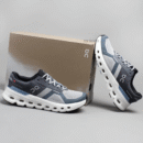 On Running Cloudrunner 2 Alloy Chambray Shoes - 7A First Copy