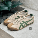 Onitsuka Tiger Mexico 66 Beige Grass Green Sneakers - 7A First Copy