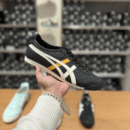 Onitsuka Tiger Mexico 66 Black White Yellow - First Copy