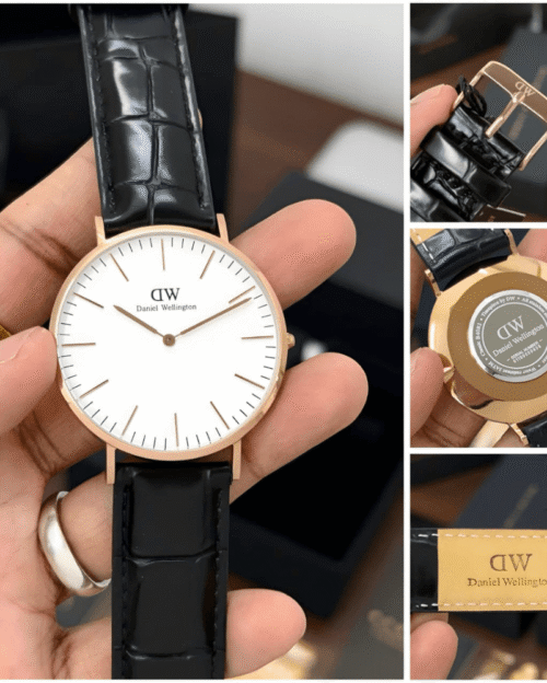 Unisex Daniel Wellington Classic Reading Rose Gold Watch - First Copy Replica Watch