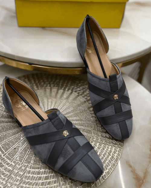 Versace Criss Cross Slip On Sandals - First Copy