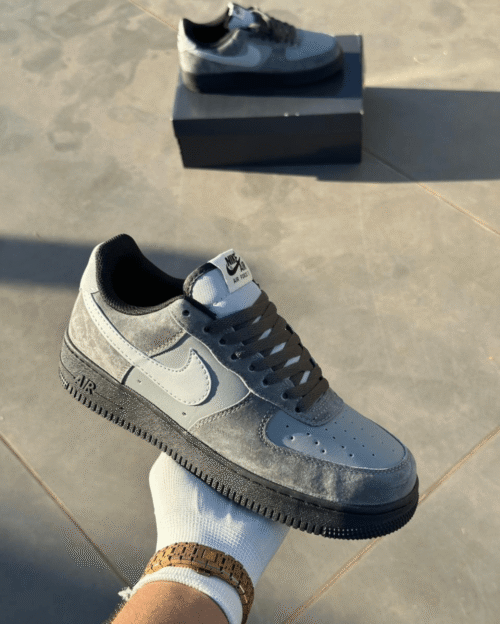 Airforce 1 Low Wolf Grey Nike Sneaker Shoes - First Copy