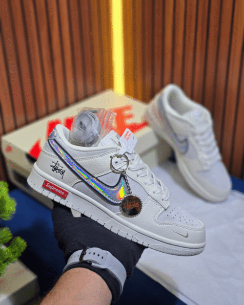 SB Dunk Low x Stussy Supreme Nike Sneakers Shoes - First Copy