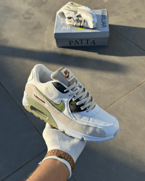 Air Max 90 Phantom Neutral Olive Nike Shoes - First Copy