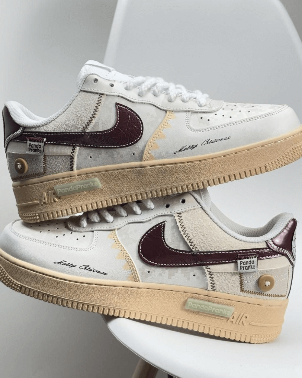 Airforce 1 X Panda Prank Nike Shoes 1 Airforce 1 X Panda Prank Nike Shoes - First Copy