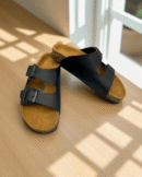 Comfortable Birkenstock Arizona Black Sandals - First Copy