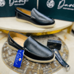 First Copy Davik Men's Leather Moccasins Loafers Shoes - Col-2