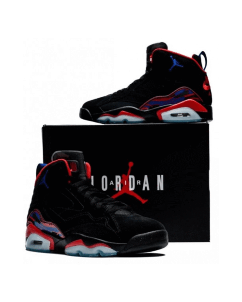 MVP 678 Raptors Air Jordan Sneakers Black - First Copy