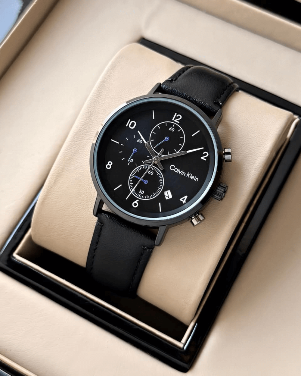 Men's Calvin Klein Modern Chronograph Watc-h 1 Men's Calvin Klein Modern Chronograph First Copy Watch