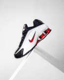 Shox R4 Black Silver Nike Shoes - First Copy