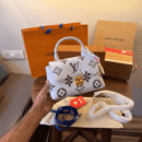 Louis Vuitton Madeleine MM Bicolor Handbag - First Copy