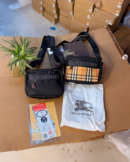 Men Burberry Unisex Crossbody Sling Bags - First Copy