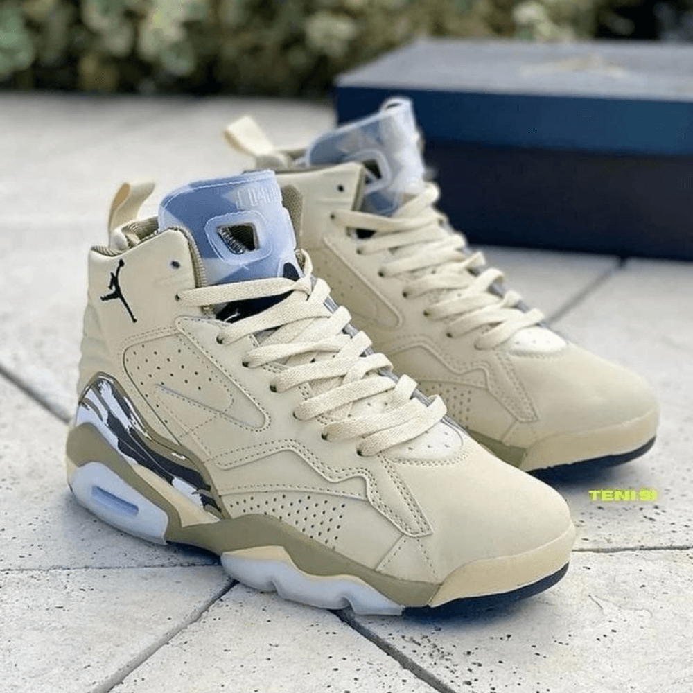 AJ Jumpman MVP Beige Brown Nike Air Jordan Shoes 1 Jumpman MVP Beige Brown Nike Air Jordan Shoes - First Copy