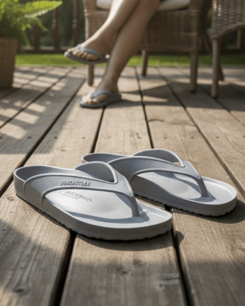 Shop Birkenstock White Honolulu EVA Flip Flop - First Copy