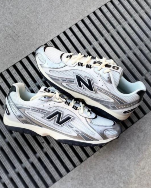 Men & Women 204L Silver Metallic New Balance First Copy Shoe