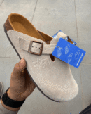 Men's Birkenstock X Stussy Boston Suede First Copy Sandals