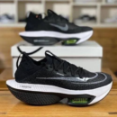 Men's Zoom Alphafly 2 Black White Nike Shoes - First Copy
